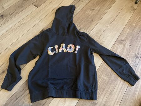 Sweat fille anthracite H&M - 134-140/9-10 ans