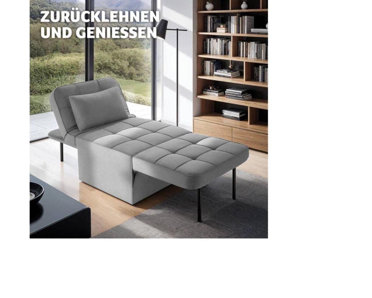 Sgabelli: Schlafhocker Ponto 4in1 grau - Gratis Versand – Nuovo e nell'imballaggio originale da Kleinwangen venduto da Maluwa_GmbH 7