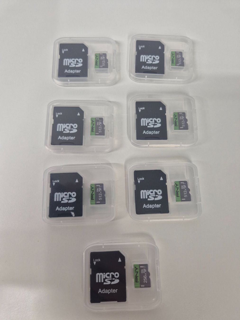 Schede di memoria: 7 x microSD PNY Elite – Usato da Vuisternens-devant-Romont venduto da djptitjules