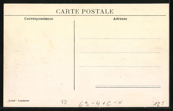Cartoline postali: Lausanne, Asile des Aveugles, Cannage de – Usato da Berlin venduto da bartko-reher 1