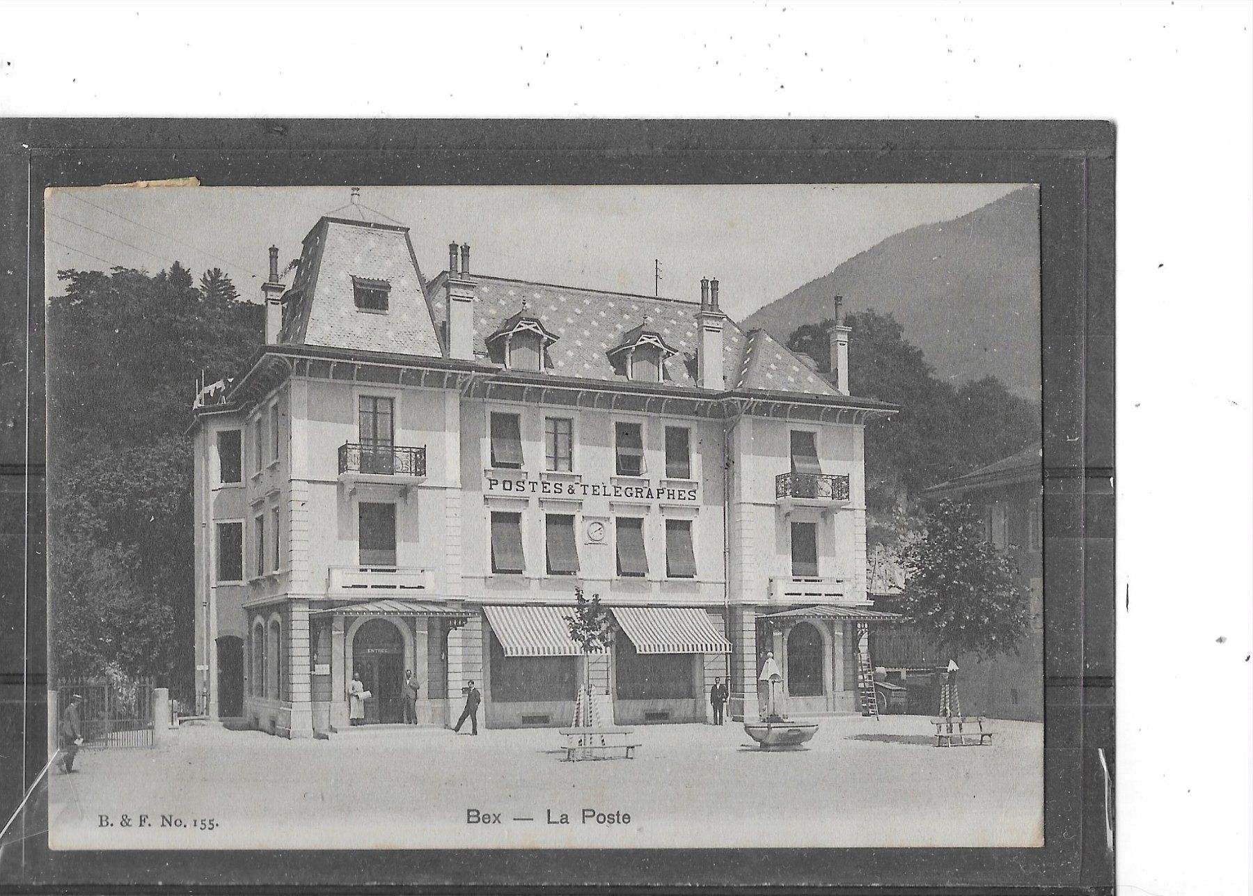 Ansichtskarten: VD Bex 1908  La Poste – Gebraucht aus Schocherswil von Wilare