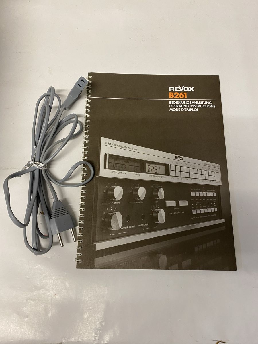 Revox Lettore multimediale & Streamer: Revox B261 FM TUNER – Usato da Luzern venduto da Harikan 3