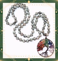 SALE EDELSTEINKETTE Sesam Jaspis Lapislazuli Amethyst Zitrin
