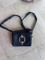 Mini sac bandoulière noir et doré - Format compact