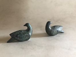 Vögel Gusseisen Miniature Setzkasten Puppenhaus Sammlung
