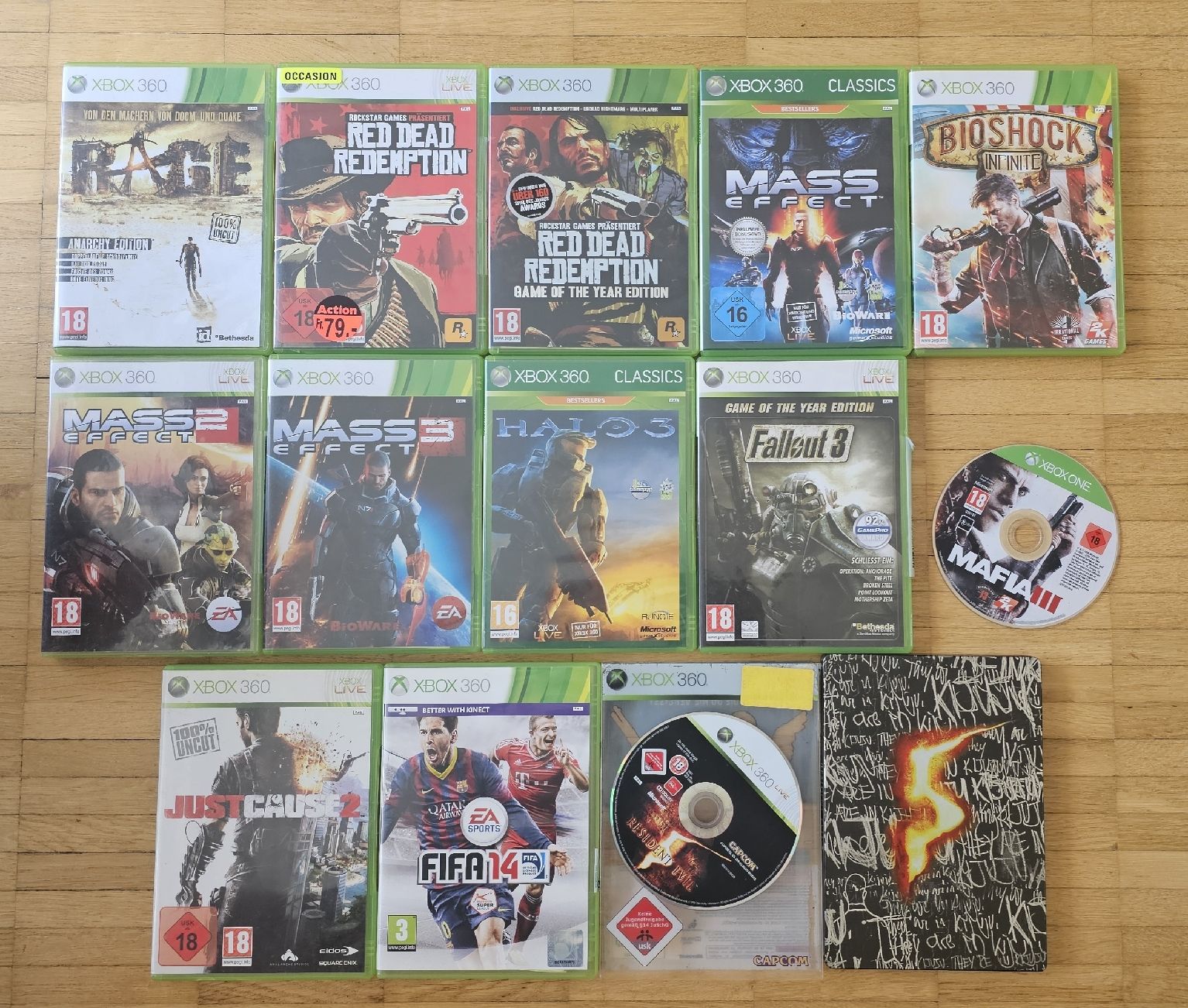 Jeux: Xbox 360 Spiele-Paket Sammlung  – D'occasion à ZUMIKON par 99aes