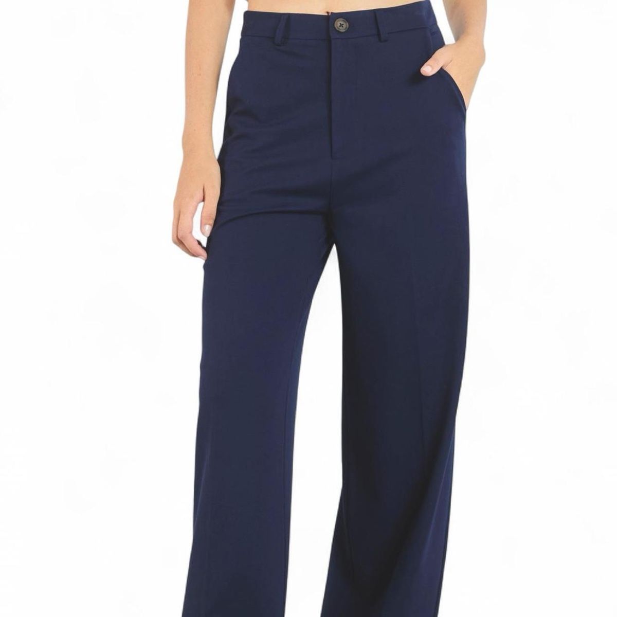 Pantaloni: blaue Anzugshose - Grösse 34 – Nuovo (secondo la descrizione) da St. Gallen venduto da fab_9cvd 2