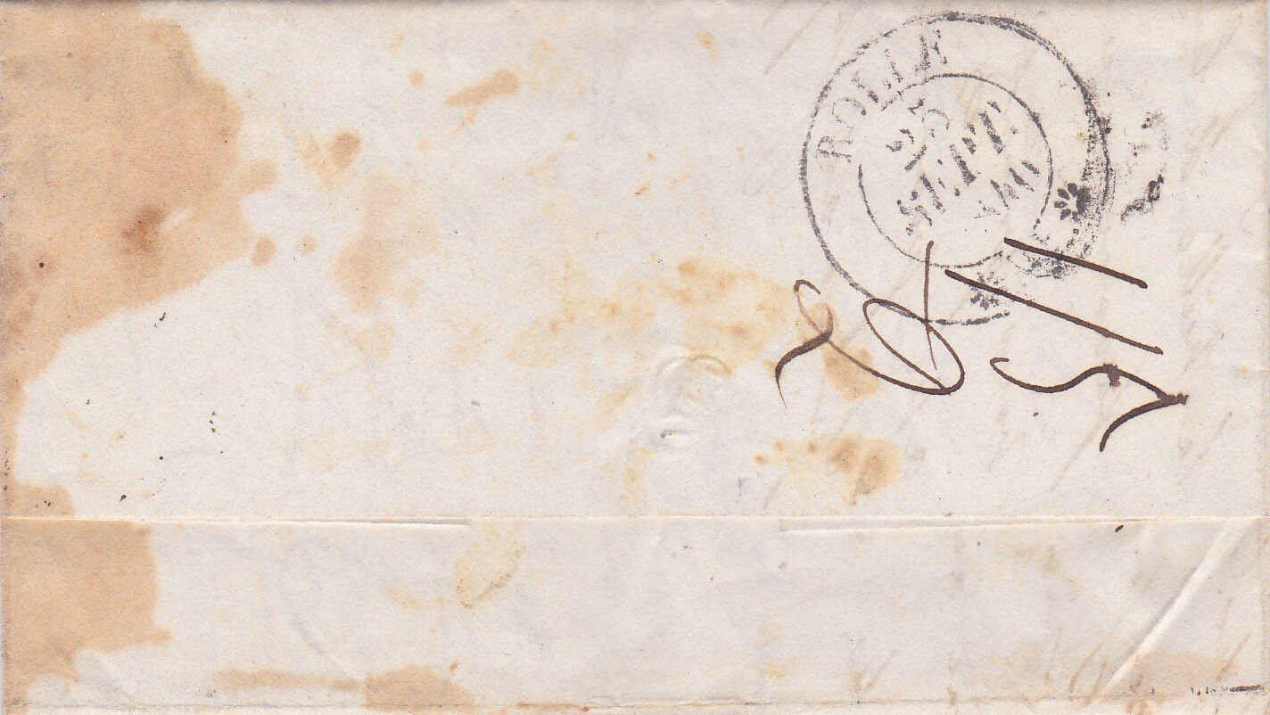 Tutti i francobolli: 1840, "Geneve 25 7bre 1840", – Usato da Wenslingen venduto da riger11 1