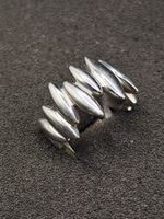 Wunderschöne Vintage Fossil Ring Top