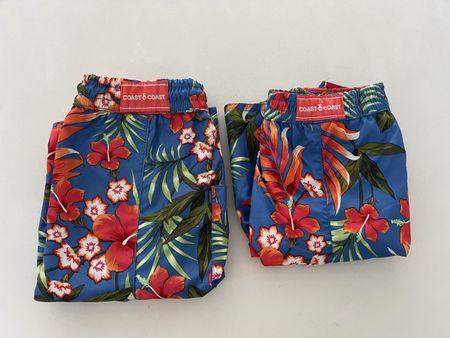 Neu Boxer-Badeanzug, Vater und Sohn