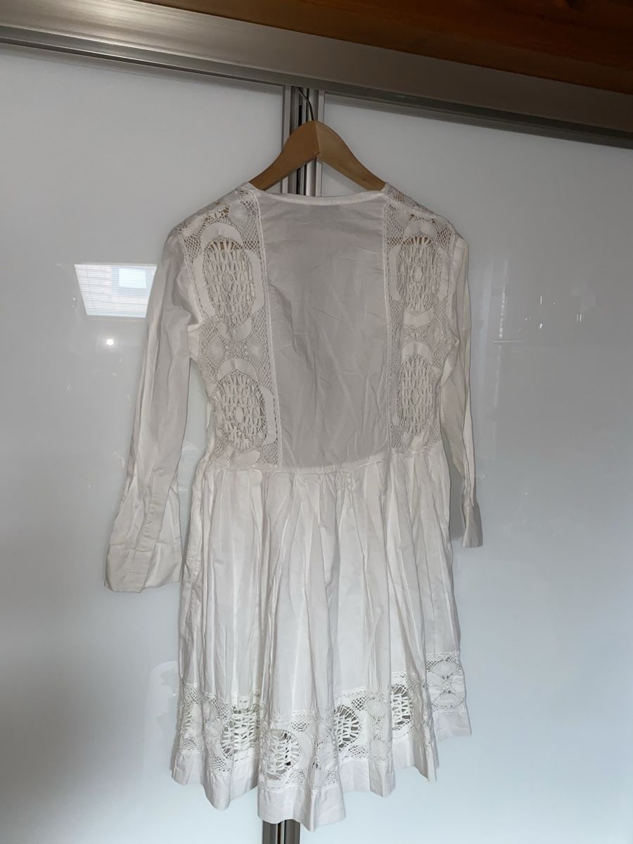 Sandro Kleider: Sandro Robe d'été blanche dentelle taille 38-40 – Gebraucht aus Genolier von ber_j8yx 2