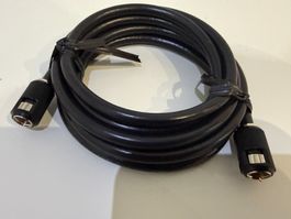 High Quality HF-Kabel Comcast, 2.2m, F-Stecker, schwarz, NEU