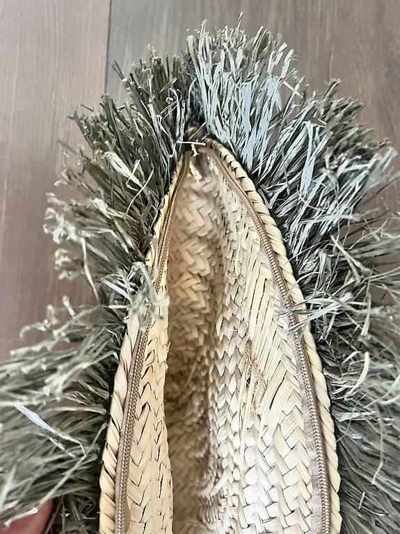Borse da donna: Bast Clutch  Natur / Grau – Usato da Kilchberg ZH venduto da SyFo286 1