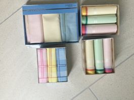 12 neue und verpackte Taschentücher aus 100 % Baumwolle