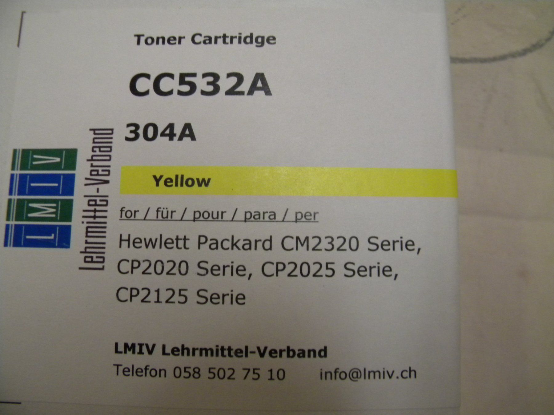 Cartucce per stampanti & toner: CC532A  304A – Nuovo e nell'imballaggio originale da Bühler venduto da Wini100 1