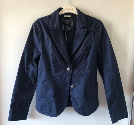 STREET ONE KURZJACKE, GR. 38, DUNKELBLAU, SPORTLICH/CASUAL