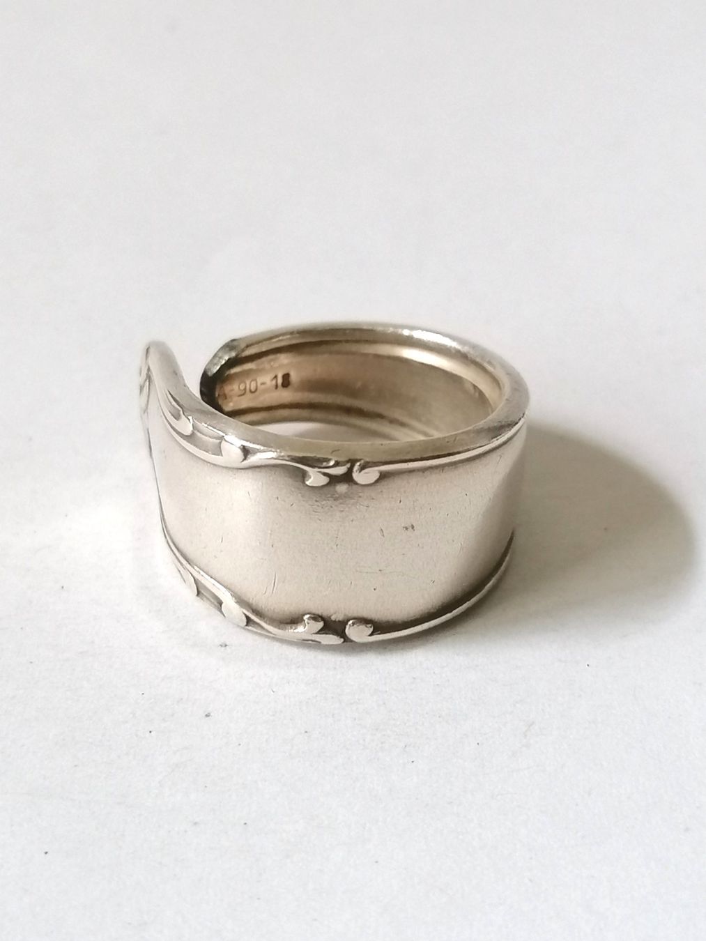 Anelli: Ring aus Silberbesteck, Grösse 58 – Nuovo (secondo la descrizione) da Suhr venduto da zum1.zum2.und 2