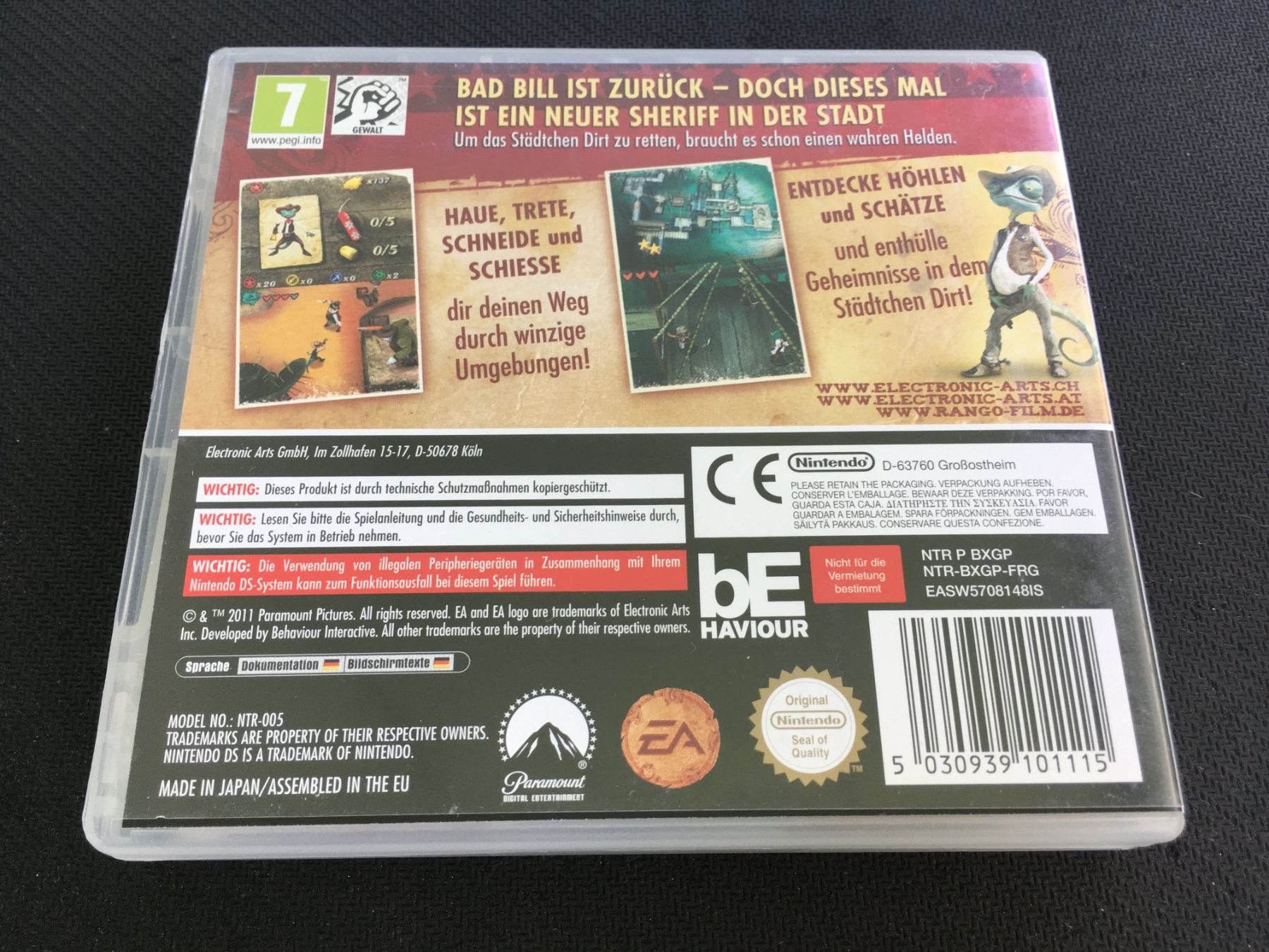 Nintendo Giochi: Rango - Nintendo DS – Usato da St.Gallen venduto da Punktchen01 1