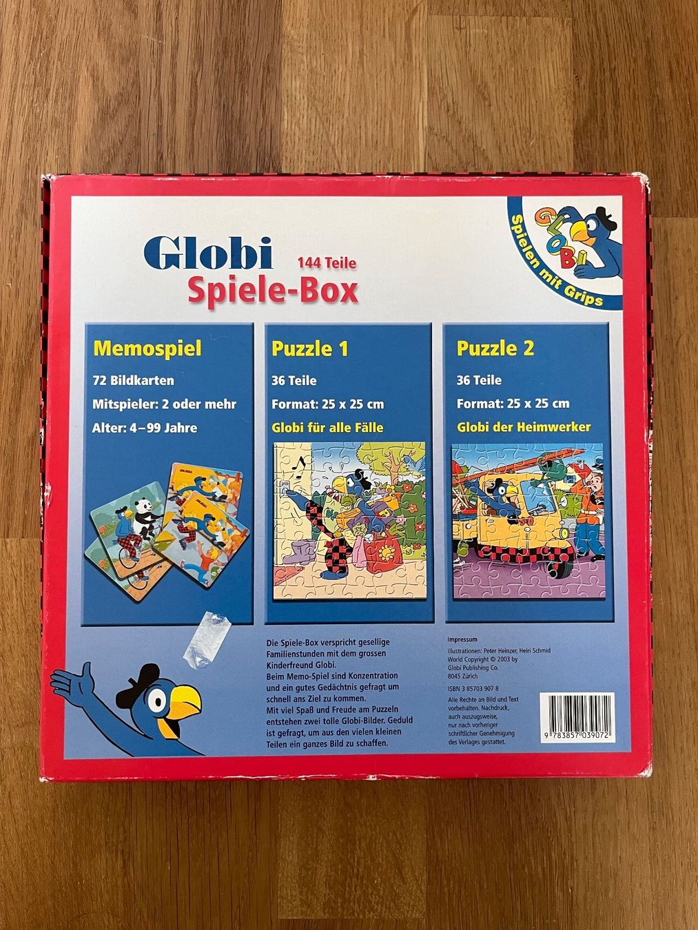 Puzzle: Globi Spielbox 2 Puzzle & Memory – Usato da Gurmels venduto da sar_znc6 1