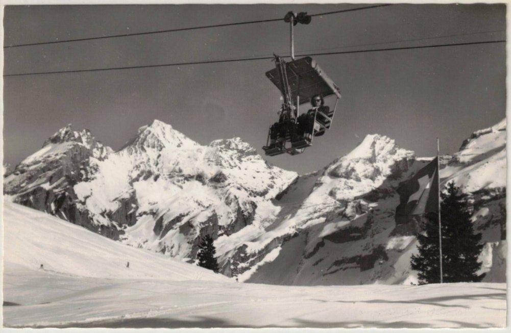 Cartoline postali: Kandersteg - Sessellift Oeschinen – Usato da Binningen venduto da Mountainrider