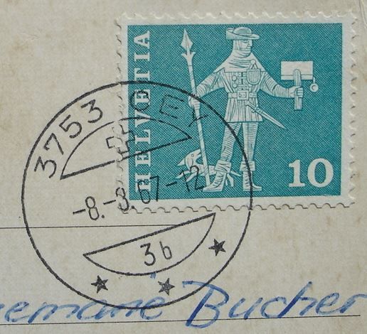 Cartoline postali: OEY im Simmental, Winterhorn – Usato da Jona venduto da philajona 1