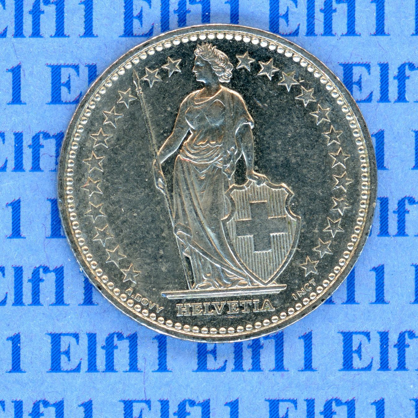 Tutti le monete: CHF___1.00 2002 -vz 1 Franken – Usato da Widnau venduto da Elf11 1