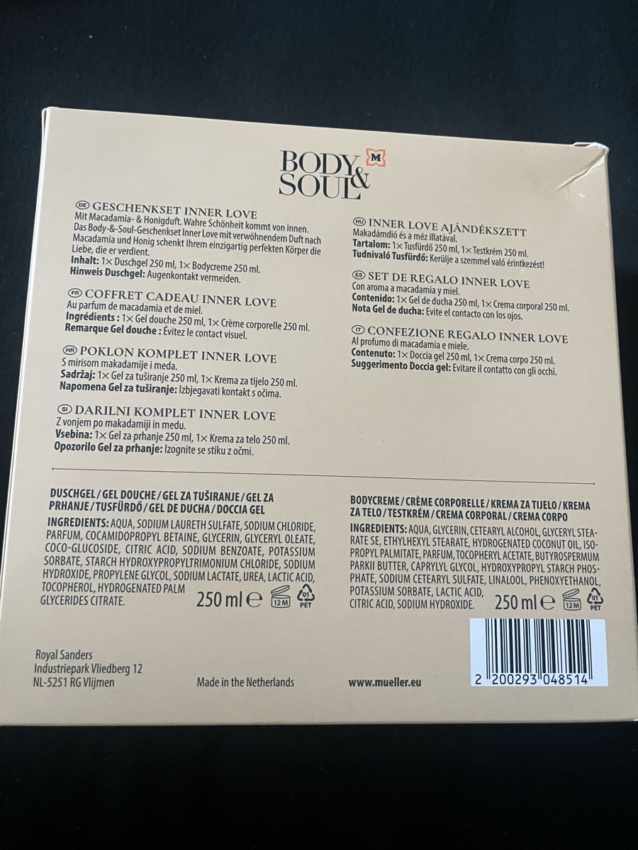 Altro per la cura del corpo: Body & Soul Inner Love Geschenkset – Nuovo e nell'imballaggio originale da Olten venduto da sae_82z2 2