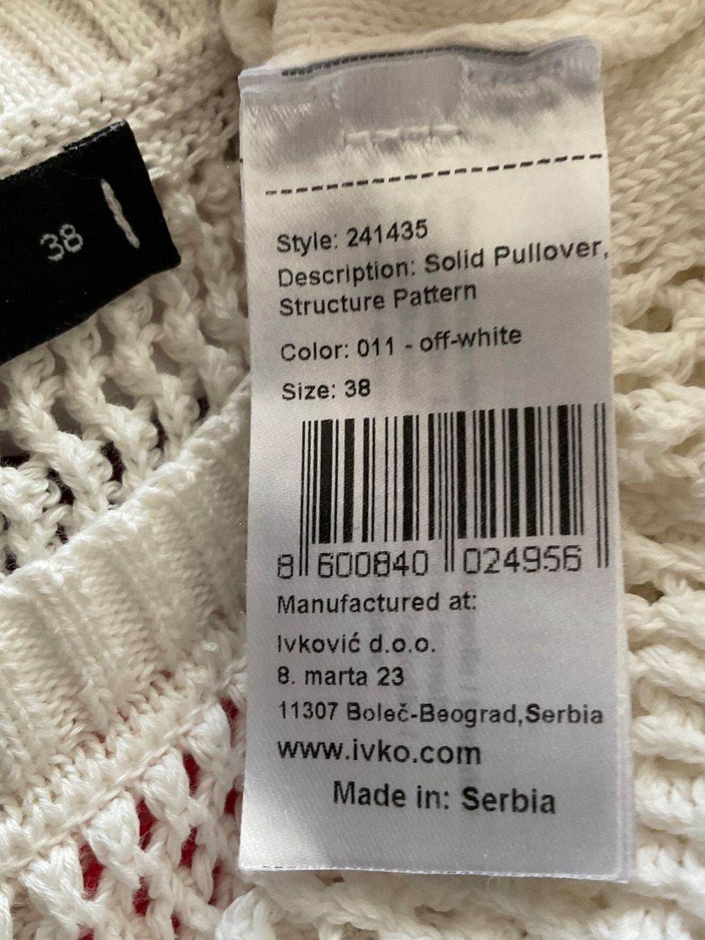 Ivko Maglioni & Felpe: IVKO Trendstrick BW Pullover Gr M wie neu – Usato da Urdorf venduto da alda02 8