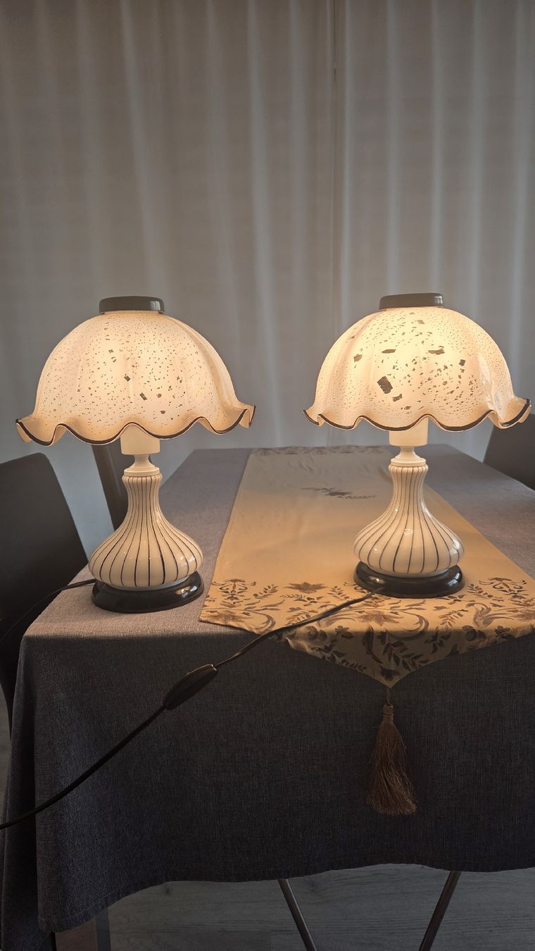 Murano Lampes: 1 Paar Tischlampen – D'occasion à Olten par spatz3010
