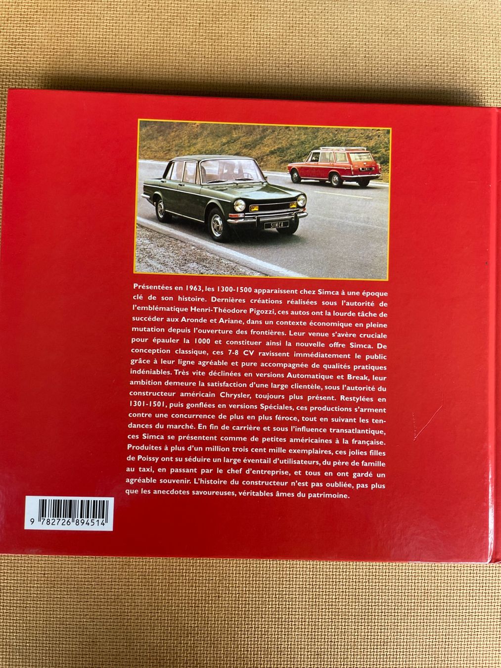 Libri: les Simca de mon pére 1300/1500 - 1301/1501 – Usato da Studen BE venduto da Cha1724 2