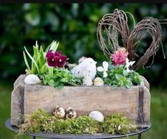 Shabby- Ziegelform Holz