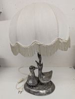 Vintage Lampe aus Zinn,  67cm Hoch 45cm Breit.