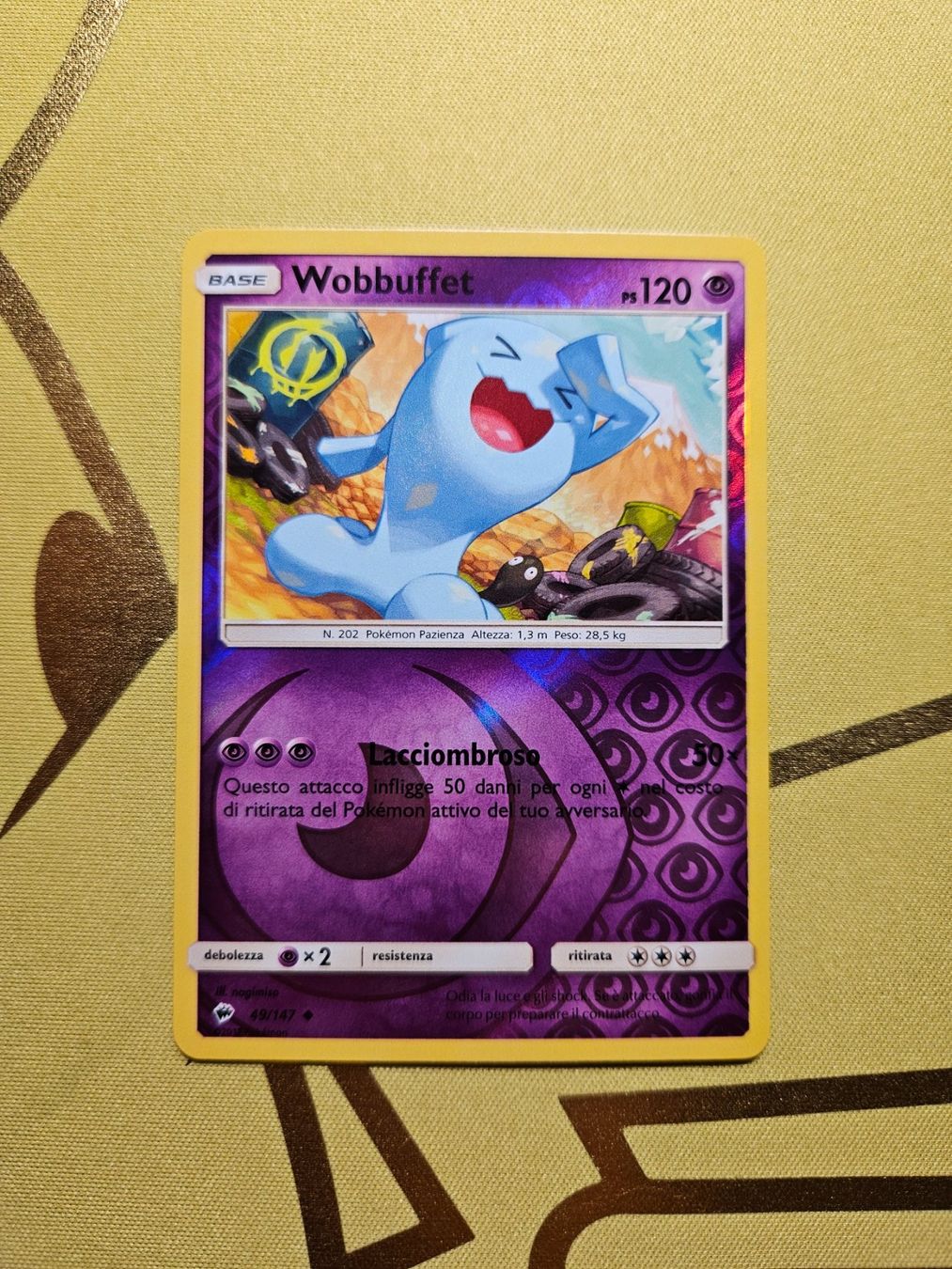 Pokémon Carte collezionabili: Burning Shardows - Wobbuffet – Usato da Bellinzona venduto da Pokemarco