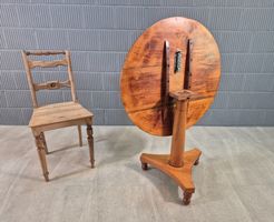 Antik Holz Esstisch Tisch Klapptisch, Antique Folding Table