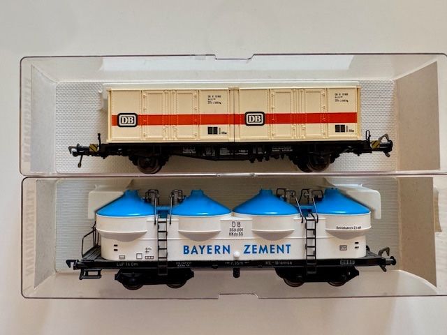 Fleischmann Modellini di ferrovie: Sammlung Güterwagen, Fleichmann Spur HO – Usato da Clarens venduto da toutrouge 4