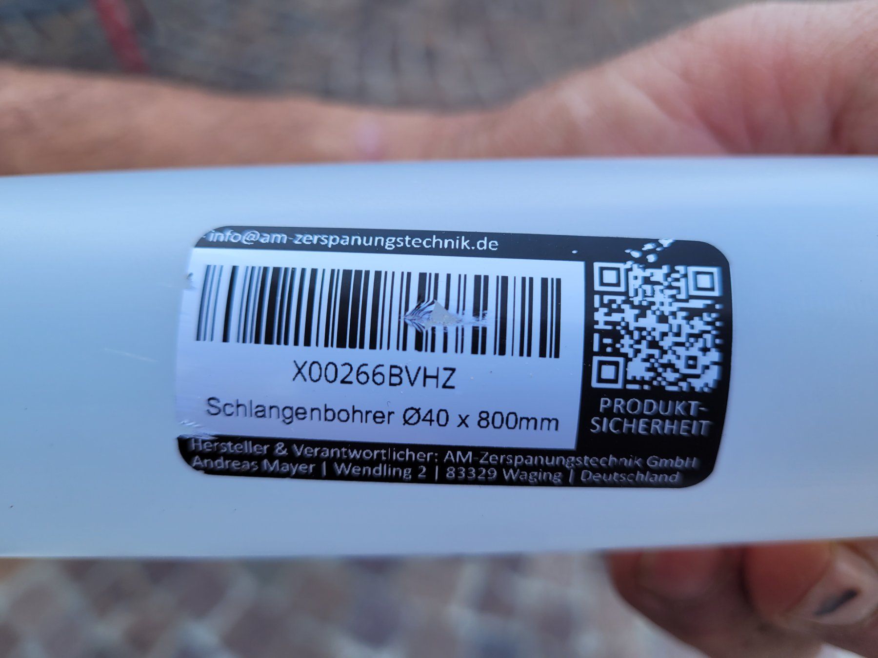 Tutti gli attrezzi: Schlangenbohrer, Durchmesser 40 x 800mm – Nuovo e nell'imballaggio originale da Obfelden venduto da campania01 3