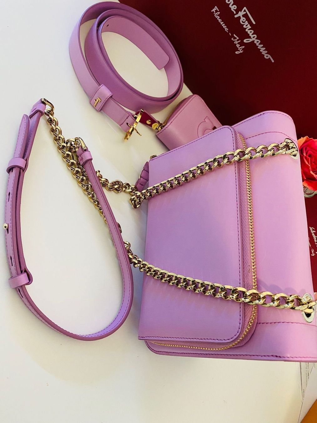 Salvatore Ferragamo Borse da donna: Salvatore Ferragamo Bag - NEU – Nuovo (secondo la descrizione) da Ponte Tresa venduto da La_Vie_En_Rose 3