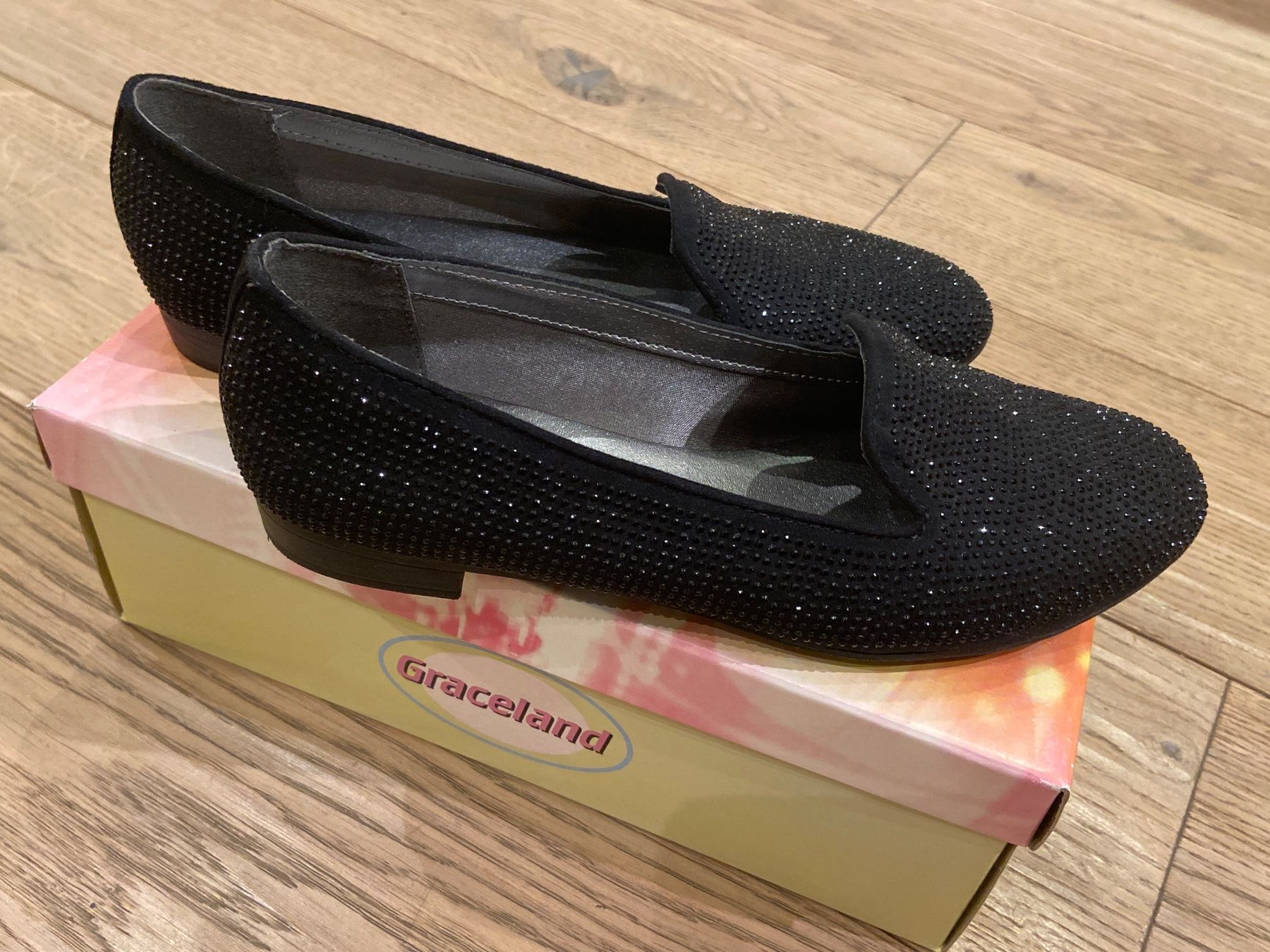Graceland Damenschuhe: Pumps Schwarzer mit Glitzer – Gebraucht aus Appenzell von babet01 3