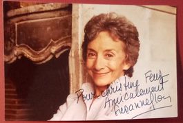 Suzanne Flon 1918-2005 Autogramm signiert Foto 10x15cm