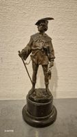 Bronze Figur signiert RICARD Escholier XIV siècle um 1900