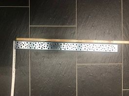 Metall A2 INOX Cromstahl Duschrinnenabdeckung