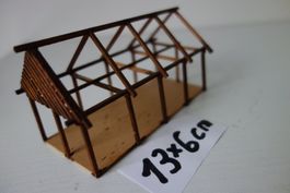 H0 Stall / Scheune im Bau (Häuser 27)