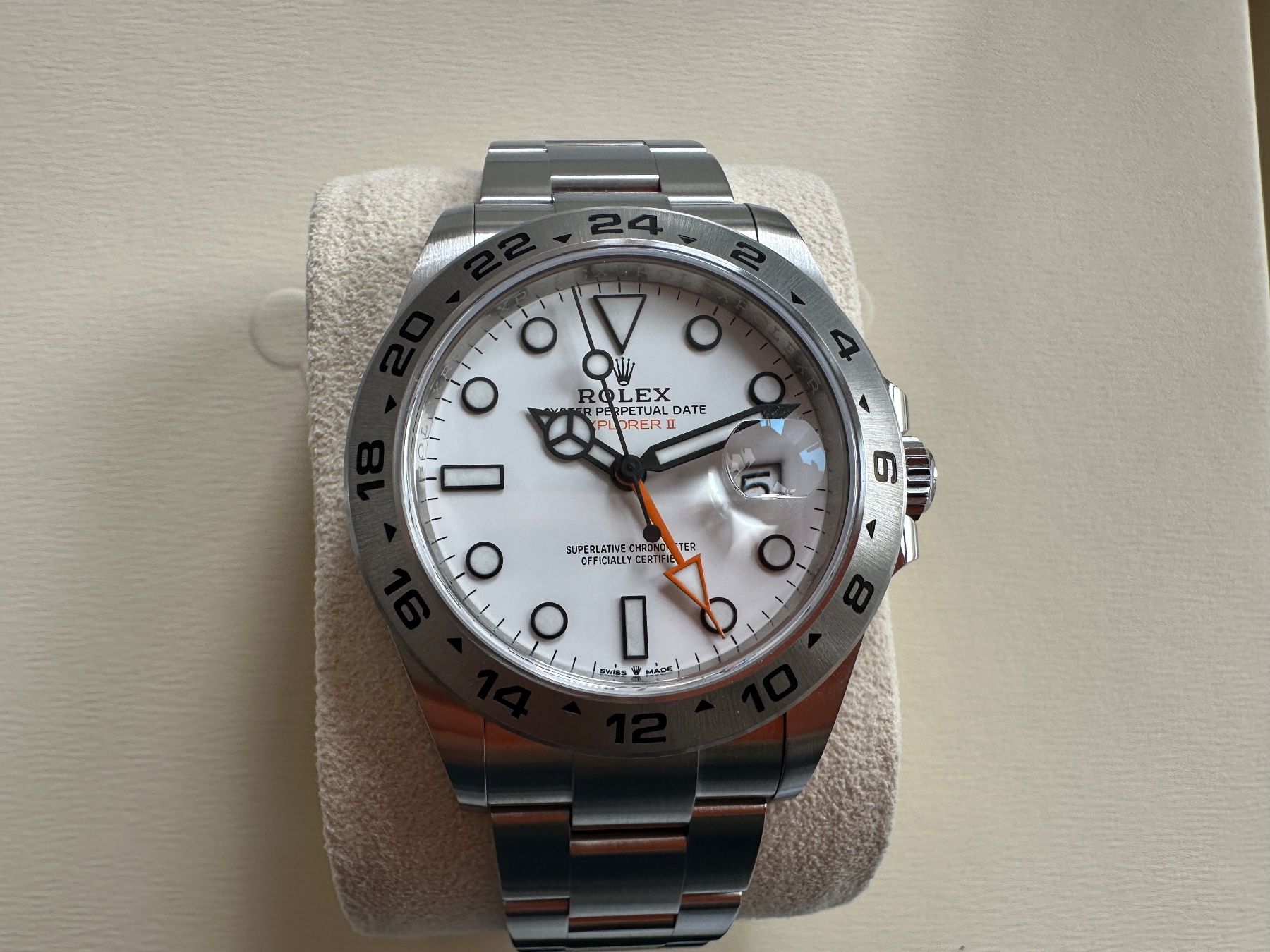 Rolex Orologi: ROLEX EXPLORER II Weisses ZB – Nuovo e nell'imballaggio originale da Neunkirch venduto da neunkirch66