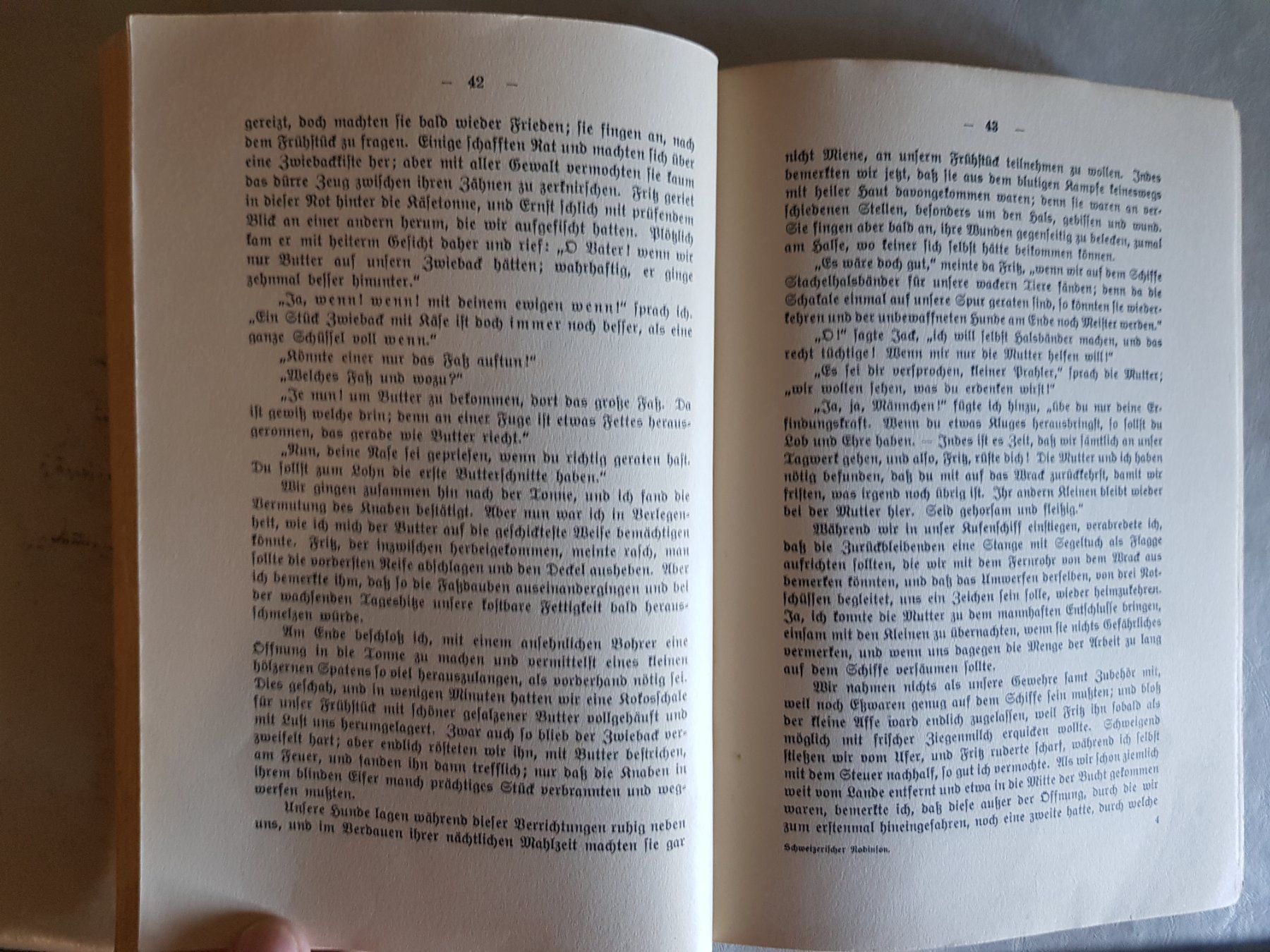 Bücher: Der Schweizerische Robinson - J.D.Wyss - 1934 – Gebraucht aus Walterswil BE von Lonitti 6