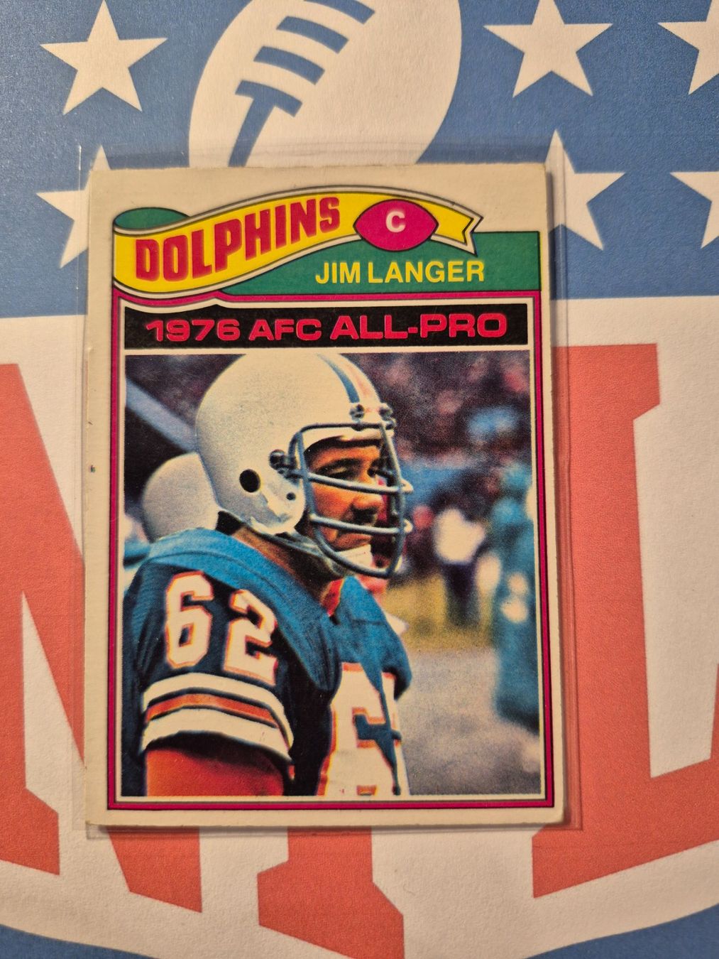 NFL Carte collezionabili: NFL Jim Langer Miami Dolphins – Usato da Treiten venduto da Sauber73