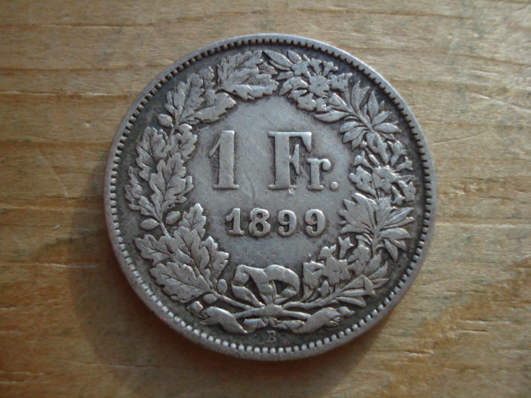 Tutti le monete: (S) 1 Franken 1899 – Usato da Erlach venduto da Net-Coins
