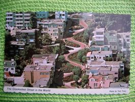 Lombard Street in San Francisco Russian Hill AK