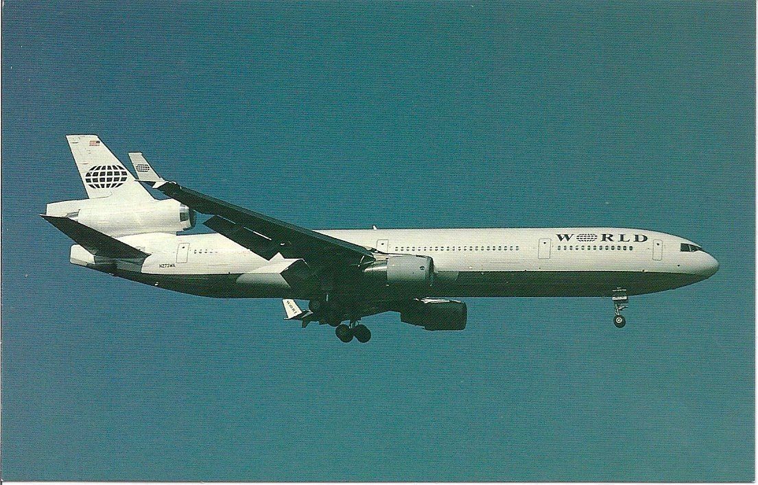 Cartoline postali: World Airways MD-11, N273WA – Nuovo e nell'imballaggio originale da Thun venduto da Abigboss