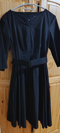 Elegantes, schwarzes Kleid von Syndicate, Gr. 40