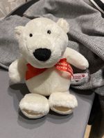 Süsser NICI Eisbär weiss mit Schleife